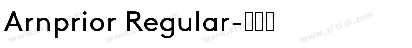 Arnprior Regular字体转换